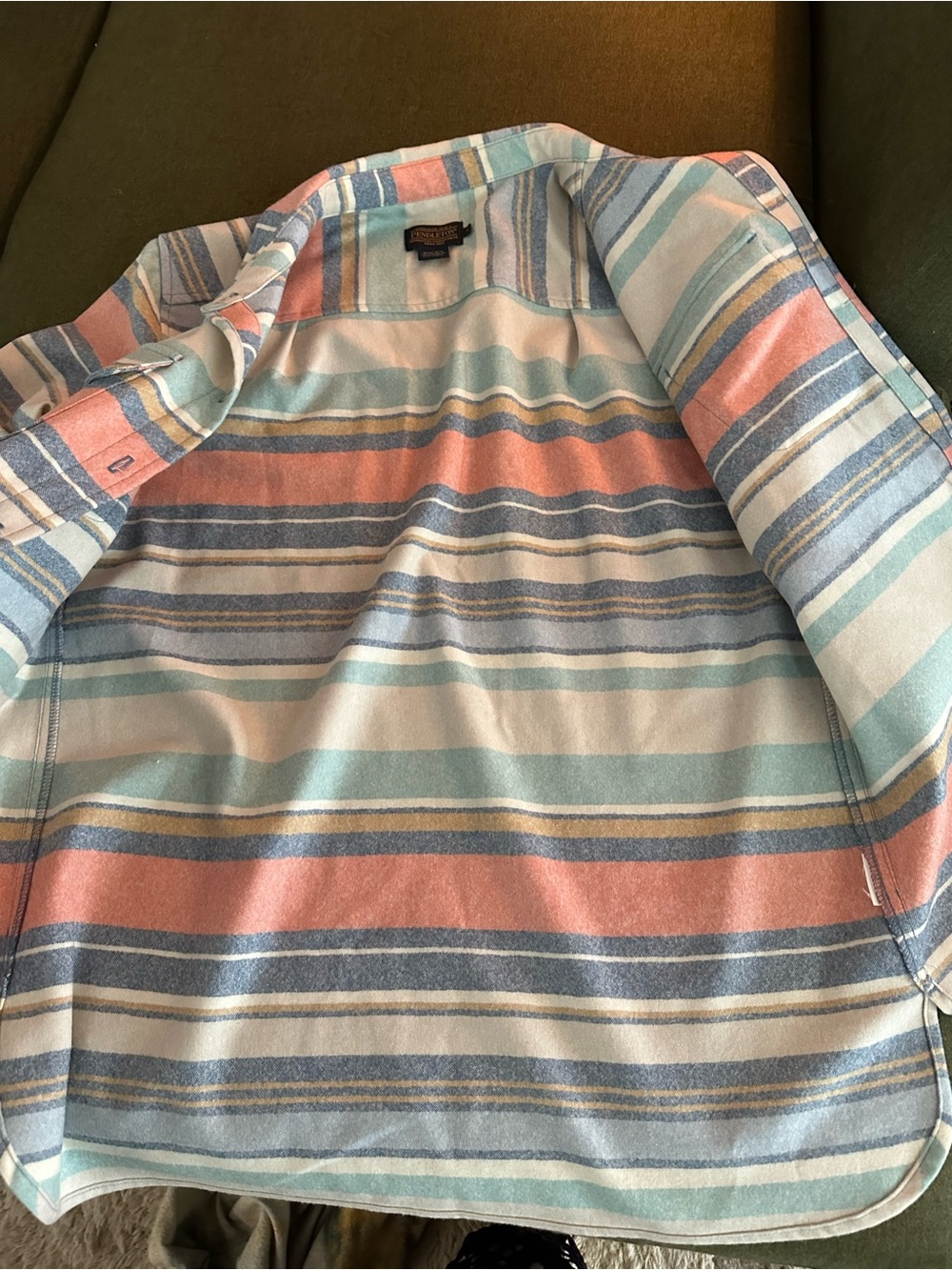 Pendleton Wool Board Shirt, large - Picture 3 of 4